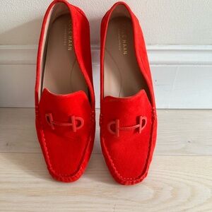 COLE HAAN Women’s Tully Driver Driving Moc 7.5 Red
